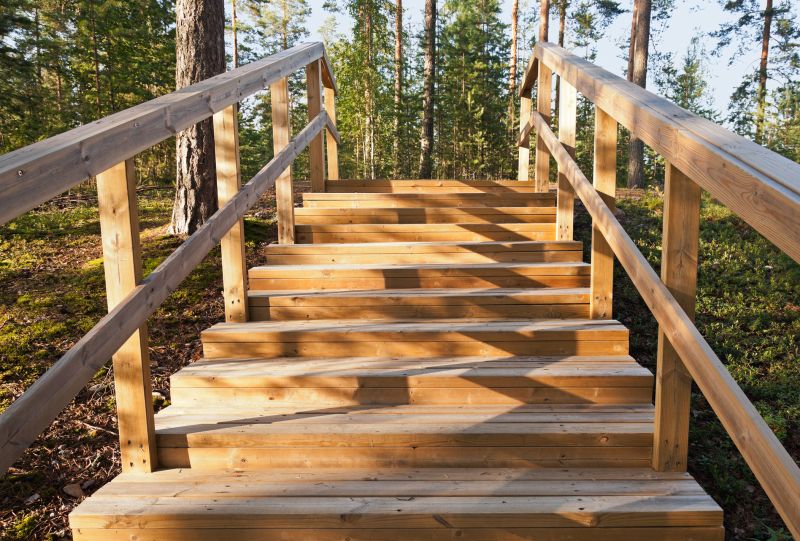 Exterior Wooden Stairs