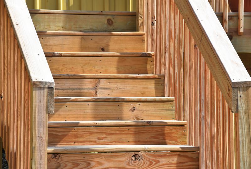 Outdoor Wood Stairs